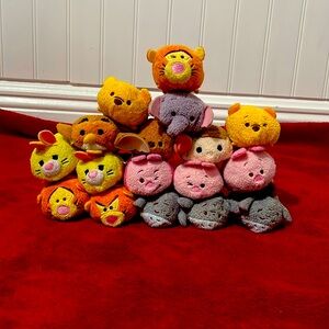Disney Tsum Tsum Winnie the Pooh themed plush lot of 17